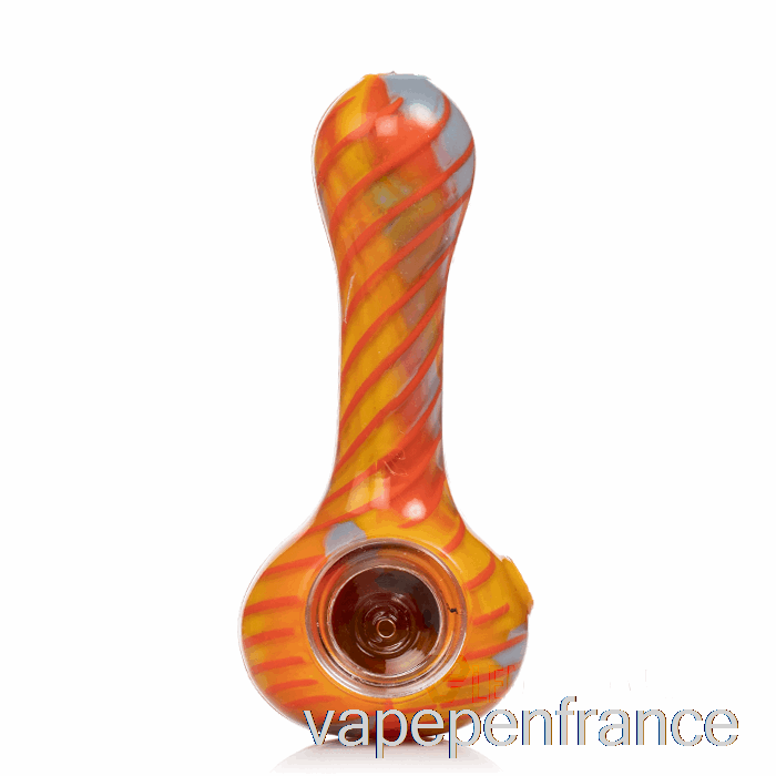 Eyce Oraflex Spiral Silicone Spoon Desert (gris / Orange / Sunglow) Stylo Vape